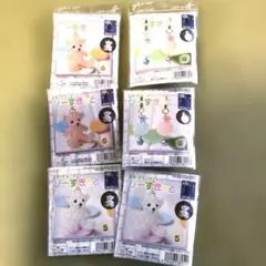 ビーズキット 6点セット クマの形　ピカッと反射ビーズ