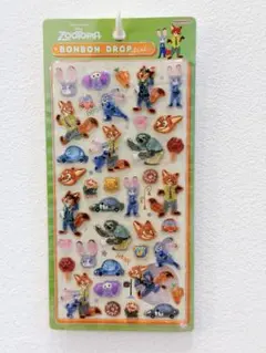ボンボンドロップシール　正規品　ズートピア 立体シールシート