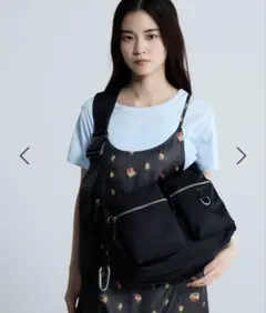 【ストラップ付き】JEANASIS ナイロンWポケットボディBAGのサムネイル