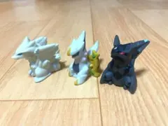 ポケモンキッズ 指人形 ゼクロム ソフビ フィギュア他　セット