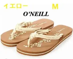 【新品・タグ付】O'NEILL オニール レディース ビーチサンダル Mイエローのサムネイル