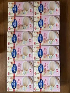 【12箱】森永Eお母さんミルクティー 風味18gx12本