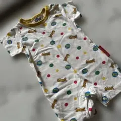おさるのジョージ 半袖ロンパース 70