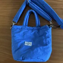 CONVERSE 2WAY 中綿 ショルダーバッグ ブルーのサムネイル