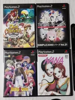 【ps2】NANA、リベルクルス、美少女シミュレーションRPG、ダーククロニクル