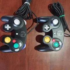 【土日限定価格】GCコントローラー スマブラ ブラック2個セット 美品