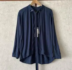 未使用●mercibeaucoup. ボウタイ ブラウス オーバーサイズ●１