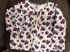 プチバトー　花柄カーディガン 81cm