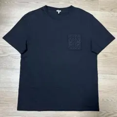 LOEWE アナグラム刺繍 半袖Tシャツ ブラック Mサイズ - メルカリ
