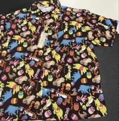 Disney くまのプーさん　アロハシャツ　新品　Mサイズ　半袖シャツ　開襟