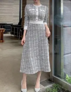 ツイード ワンピース