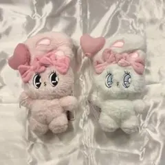 エスターバニー　ピンク　白