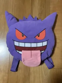 ポケモン　顔型ぬいぐるみリュック　ゲンガー　舌出しver.