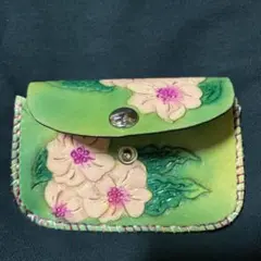 コインケース 皮製品 ハンドメイド