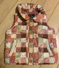 CUTE PARADISE パッチワーク中綿ベスト