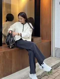 【人気☆完売品⭐︎限定色】CARLA Biraku pants(Navy)サイズ0