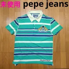 未使用！ pepe jeans ロゴ ワッペン ポロシャツ ペペジーンズのサムネイル