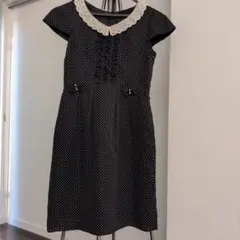 水玉模様　ワンピース　M