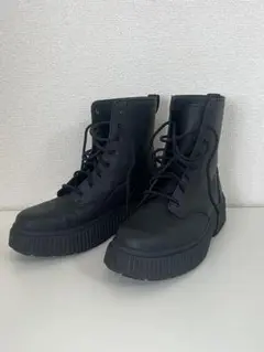 PUMAプーマ ディナーラ ブーツ 厚底軽量 ブラック　美品中古　23センチ値下