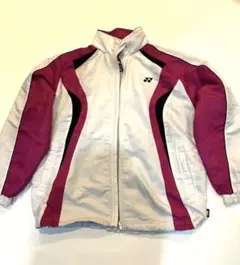 YONEX ウォームアップウェア Mサイズ ホワイト/ピンク