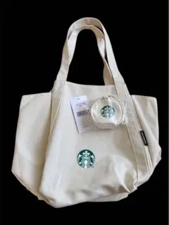 スタバ2025福袋　トートバッグ&クリアポーチ