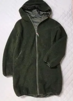 JUNOAH フード付きボアジャケット