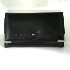 トミーヒルフィガー 6連キーケース レザー ブラック シルバー金具ユニセックスのサムネイル