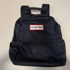 HUNTER ハンター ナイロン バックパック リュック ブラックのサムネイル