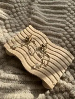 ユニークデザインイヤリング3点セット