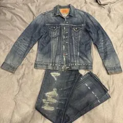 デニム セットアップ