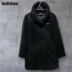 ◼︎美品◼︎【adidas neo】レディース　ボアジャケット　ブラック　サイズL