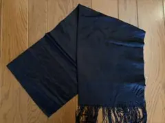 フルラ FURLA ブラック ストール 花柄刺繍 フリンジ付き　★新品未使用