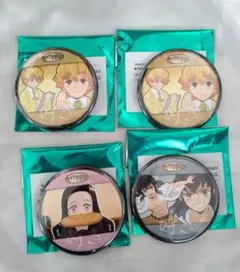 鬼滅の刃 キメツ学園 冨岡義勇 我妻善逸 缶バッジ - メルカリ