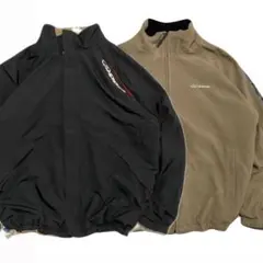 90s PIKO リバーシブル ジャケット フリース ナイロン ブラック Mのサムネイル