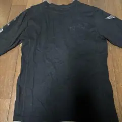 ブラック長袖シャツ RELAX デザイン