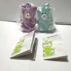 【2種セット】MilkyHug フェイクスイーツマスコット くま いぬ