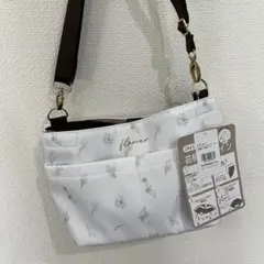 【2WAY】花柄バッグインバッグ