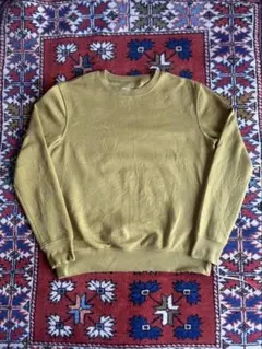 good fellow.co スウェット イエロー　L