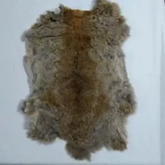 ブラウン系毛皮⑦　約45cm×30cm