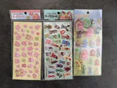 こびとづかん　マシュマロシール　おしりシール　3点セット