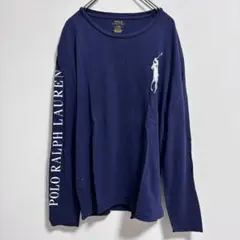 美品【POLO RALPH LAUREN】ネイビー M カットソー