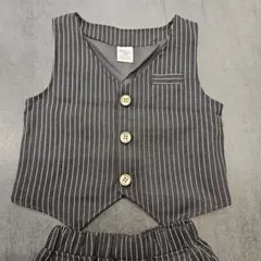 ストライプ ベスト ショートパンツ 100cm