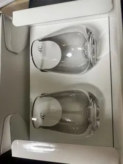 4°C ガラスコップ 2個セット