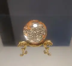 ⬛︎ ガーデンクォーツ　スフィア　約37ミリ　台座付き 高品質]ガーデンクォーツ丸玉/ガーデン水晶スフィア（直径31mm