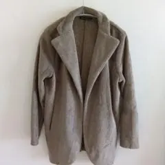 mizuiro ind フリースジャケット ベージュ