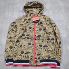 【未使用・タグ付き】カッパゴルフ 裏メッシュ ジップパーカー ジャケット 総柄