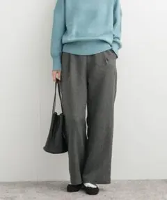 アーバンリサーチドアーズ　メランジツイルイージーパンツ