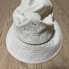 PUMA キッズ ハット 日よけ付き ホワイトのサムネイル