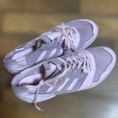 adidas ピンク スニーカー 9 US 、JP27cm