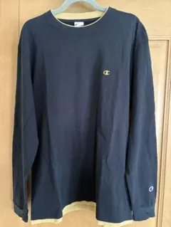 Champion 長袖Tシャツ X-LARGE ネイビー